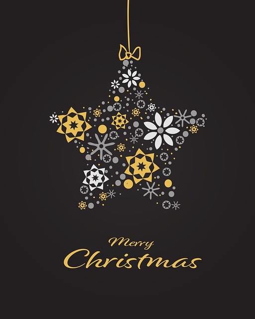 Download free HD stock image of Star Merry Christmas Free star merry christmas holiday illustration