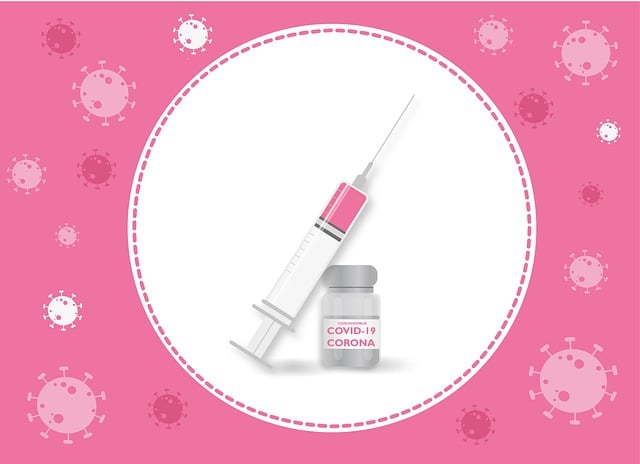 Free vaccination injection vaccine illustration