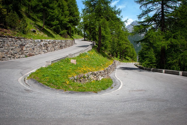 Straße, Kehre, Bergstrasse