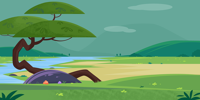 Arvores, Vale, Natureza, Rio