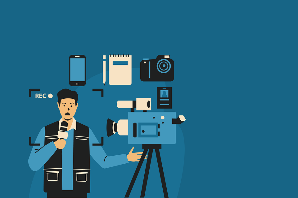 Download Reporter, Journalist, News. Royalty-Free Stock Illustration ...