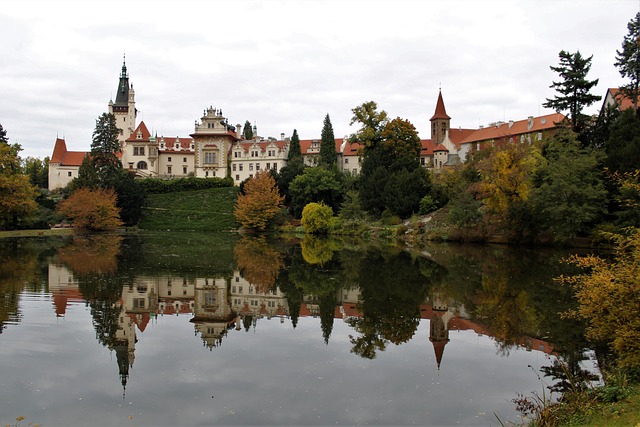 Free Castle Pond photo and picture