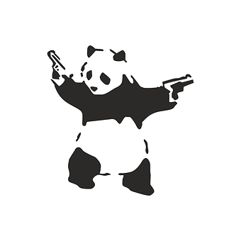 Panda, Mafia, Gangster, Tegneserie, Dyr