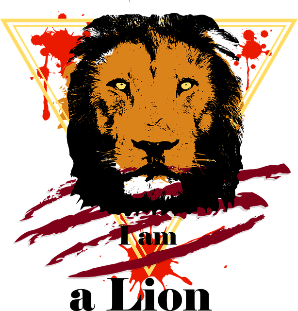Free Lion Feline vector and picture