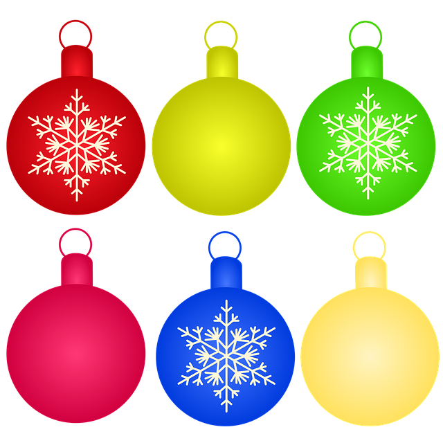 Free christmas christmas decorations christmas balls illustration