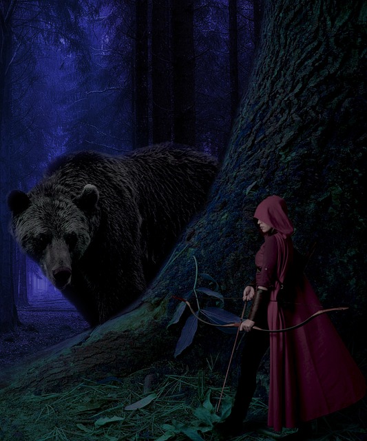Free Bear Archer photo and picture
