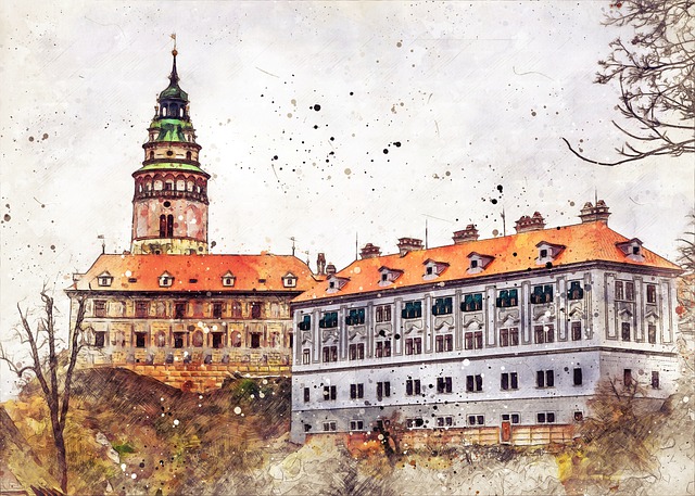 Download free HD stock image of Building To Travel Free building to travel tourism illustration
