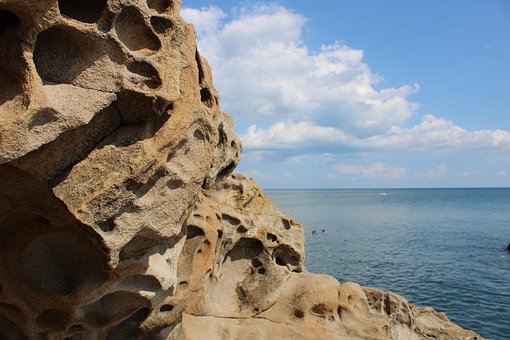 Käsefelsen, Felsen, Meer, Küste
