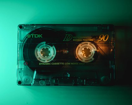 Kassette, Musik, Retro, Band, Jahrgang