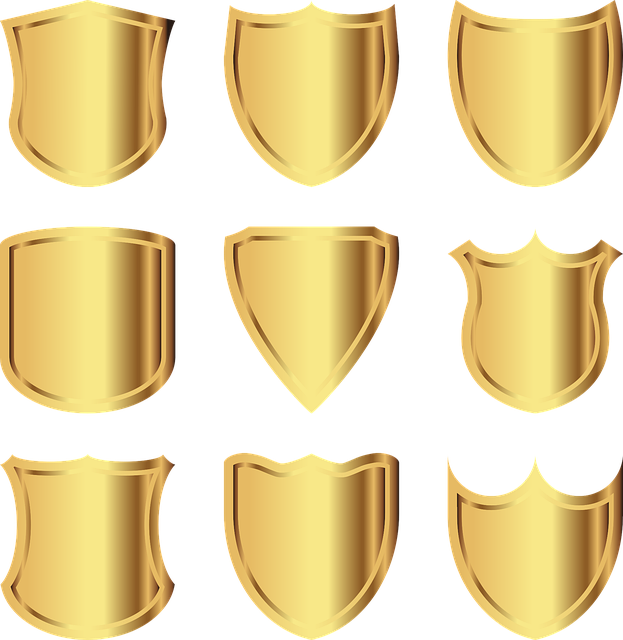 Free shield symbol emblems vector