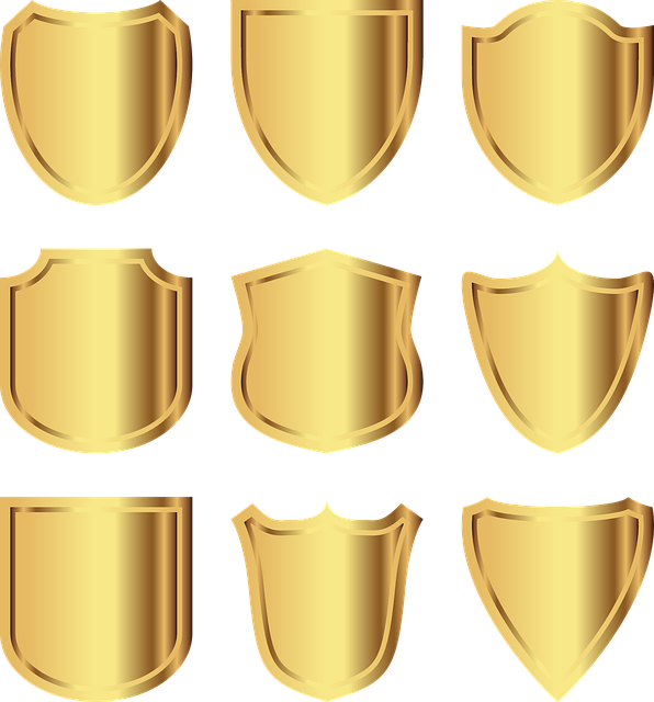 Free shield symbol emblems vector