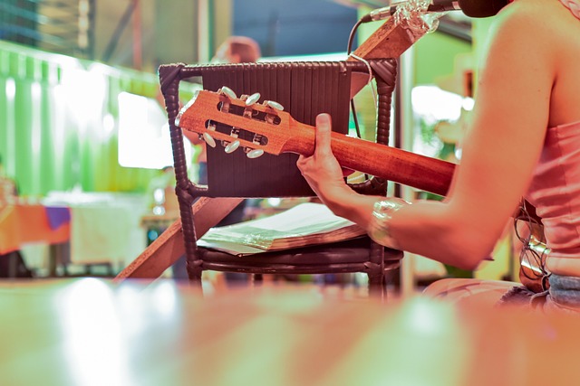 Violão, Gitarre, Schließen, Nahaufnahme
