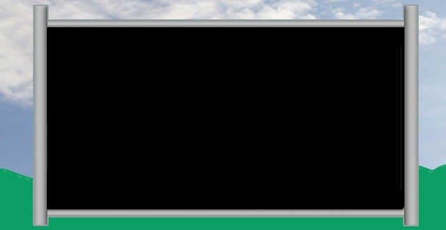Free billboard advertising background illustration