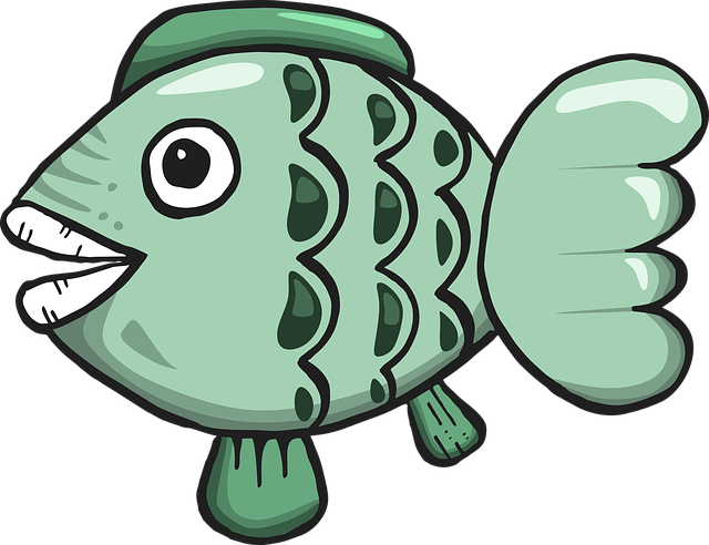 Free fish animal drawing vector