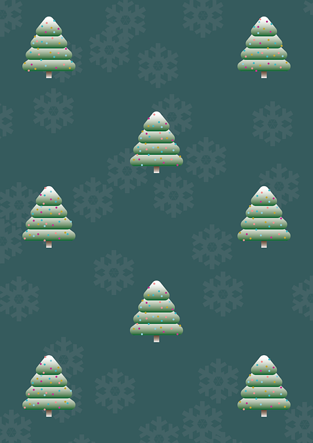 Free christmas christmas background christmas tree pattern illustration