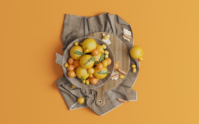 Free pumpkin fruit table illustration