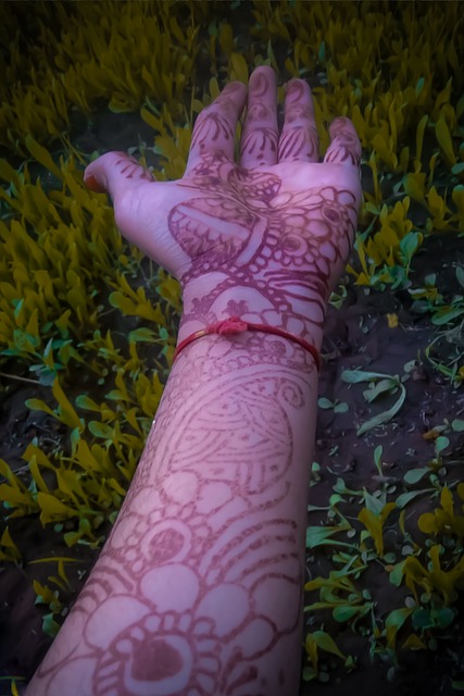 Indien, Frau, Mädchen, Künste, Mhe