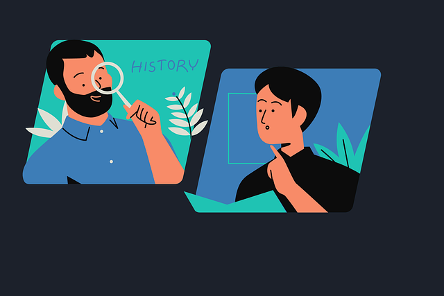 Free distance learning computer webcam illustration