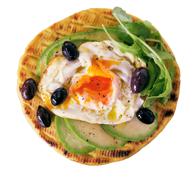Free sandwich avocado egg illustration