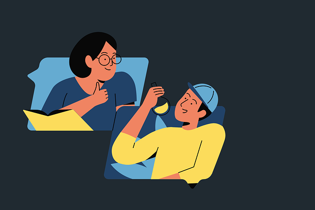 Free distance learning computer webcam illustration