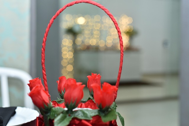 Blumen, Rosen, Rote Rosen, Hochzeit