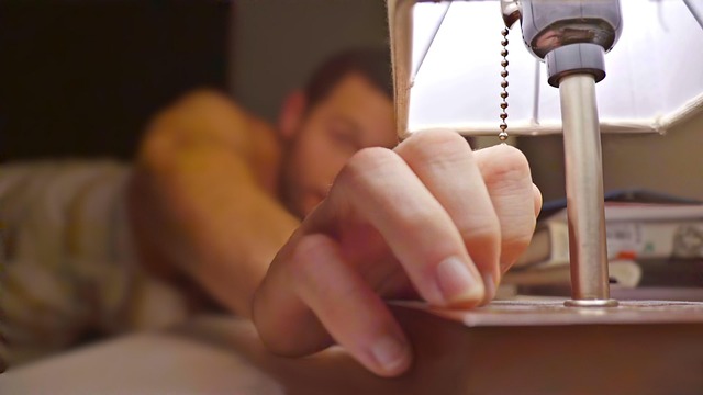 Schlafen, Schlafzimmer, Lampe