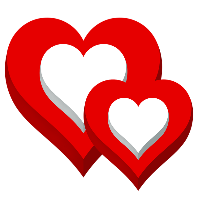 Free Hearts Clip Art illustration and picture