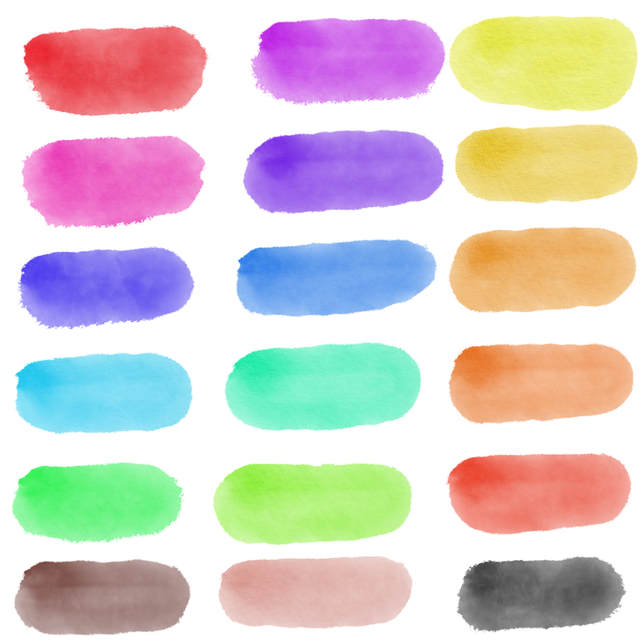 Free Watercolor Watercolor Swatches illustration and picture