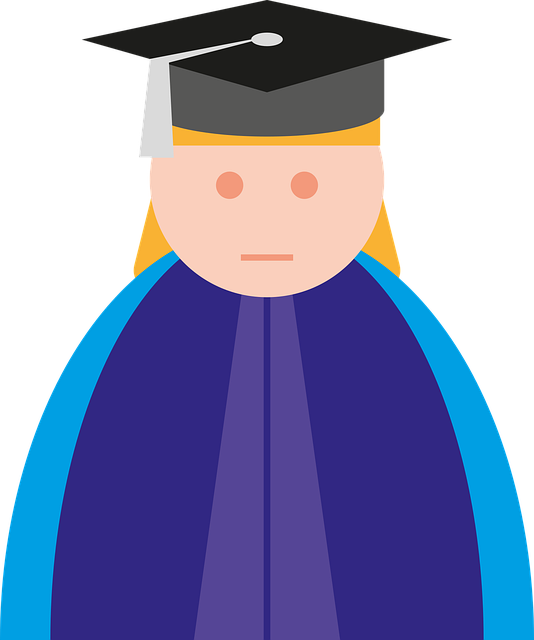 Free college student graduate students vector