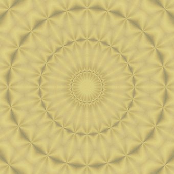 Guld, Mandala, Baggrund, Sol, Flise