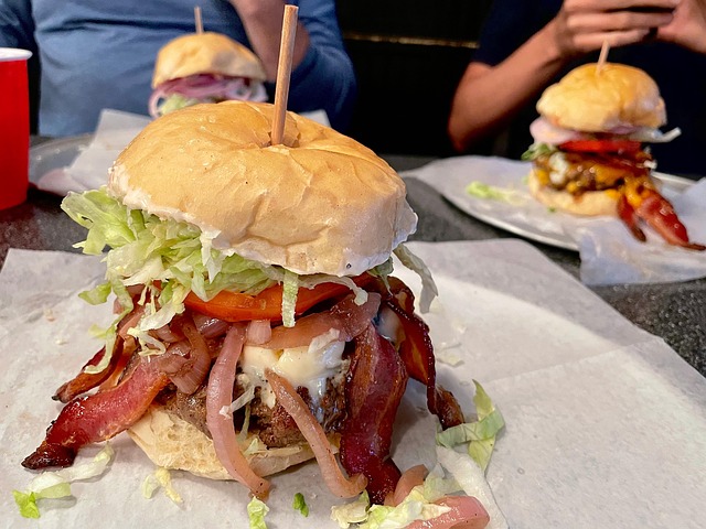 Hamburger, Bacon, Burger, Restaurant