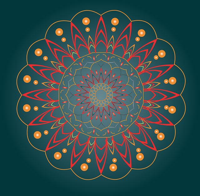 Free floral design mandala mandala logo illustration