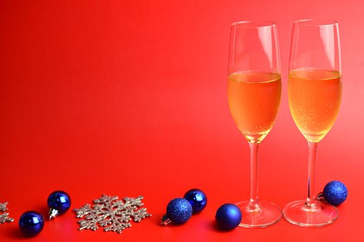 Kerstmis, Geschenken, Winter, Rood