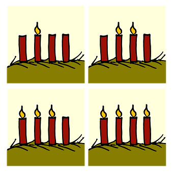 Weihnachten, Advent, Kerzen