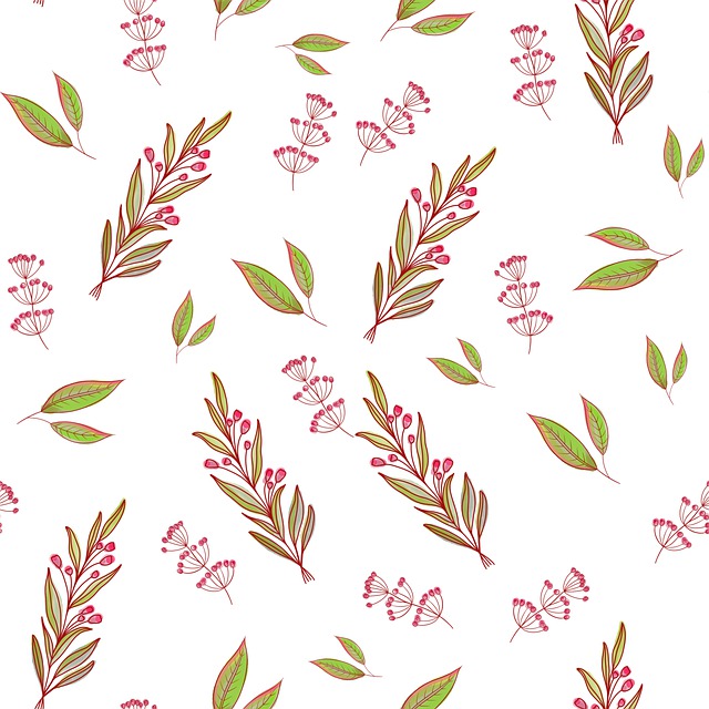 Free Leaves Seamless Pattern illustration and picture