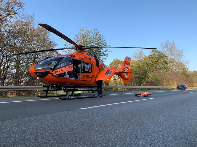 Helikopter, Redde, Nødsituation