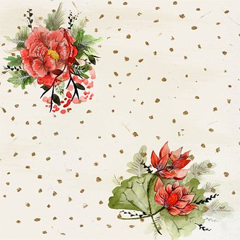 Orientalsk, Papir, Rose, Blomst