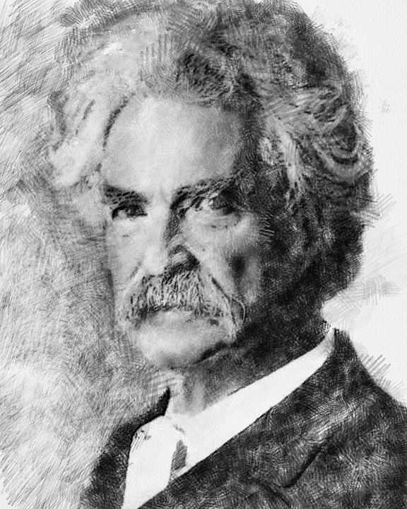Download Mark Twain, Humorist, Entrepreneur. Royalty-Free Stock ...