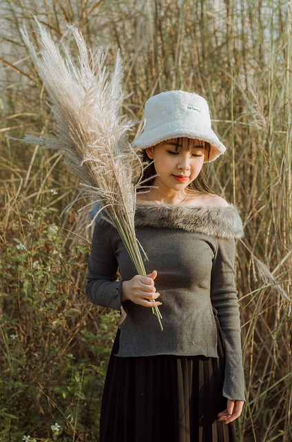 Natur, Frau, Schönheit, Modell, Pose
