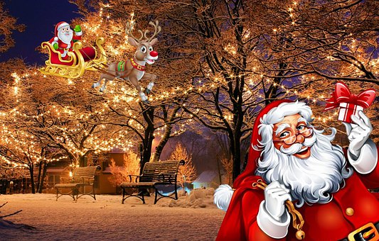 Free Christmas Christmas Background illustration and picture