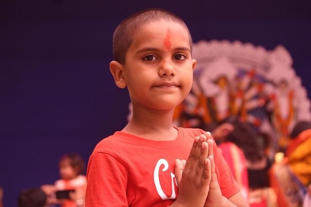Puja, Kleine Jongen, Durga Puja