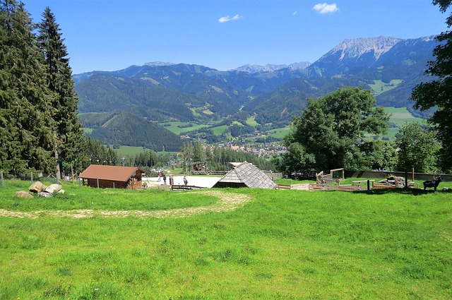 Österreich, Natur, Dorf, Reisen