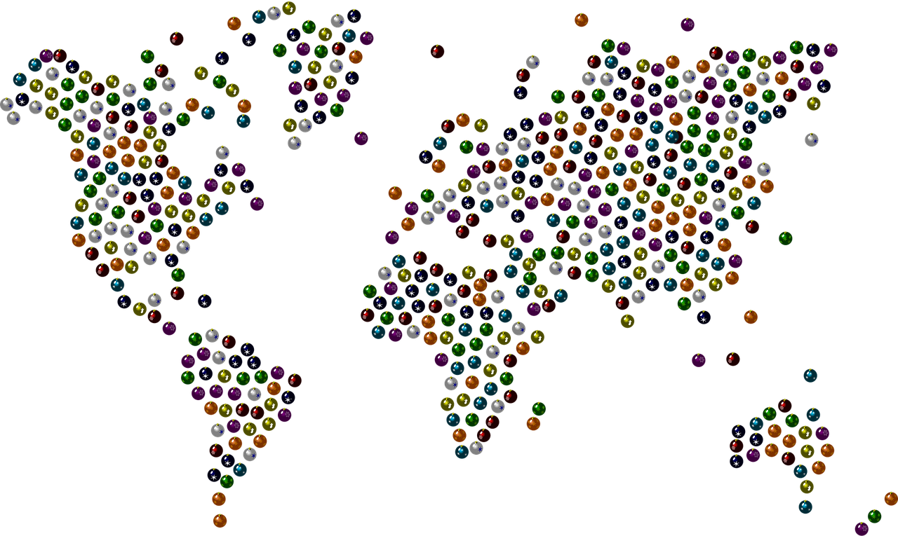 2000 多张免费的“World Map”和“世界地图”矢量图 - Pixabay