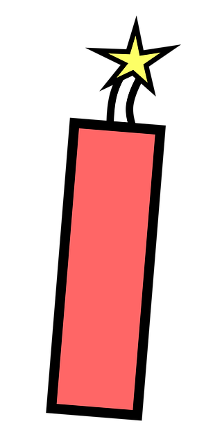 Free dynamite bomb explode vector