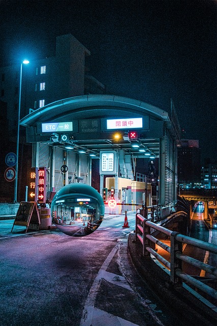 Město, Noc, Most, Korea, Soul, Silnice