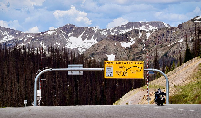 Motorcykel, Bjerge, Rejse, Eventyr