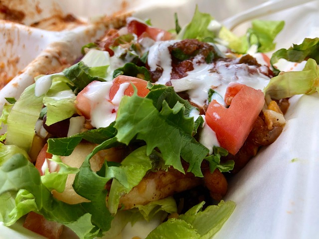 Taco, Mexicansk, Mad, Tomater, Salat