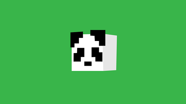 Free Panda Minecraft illustration and picture