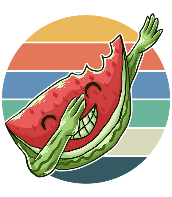 Fruta, Enxugando, Engraçado, Retro