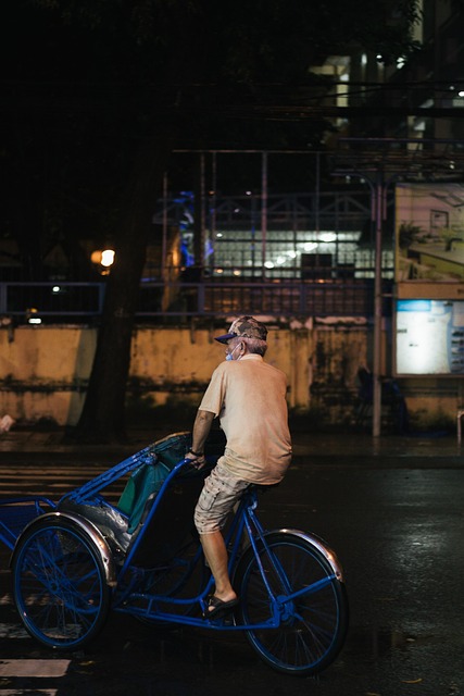 Fiets, Fietstocht, Nacht, Stadsleven